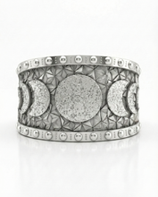 Anillo Ciclos de Luna en Plata Texturizada