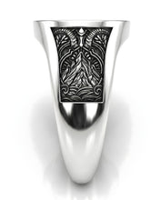 Anillo Capricornio – El Ascenso de la Cabra Marina | Plata 925 de Autor con Relieve