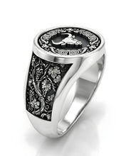 Anillo Tauro – La Fuerza de la Tierra | Plata de Autor con Relieve