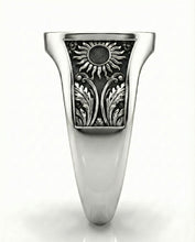 Anillo Leo – El Fuego del Rey | Plata de Autor con Relieve